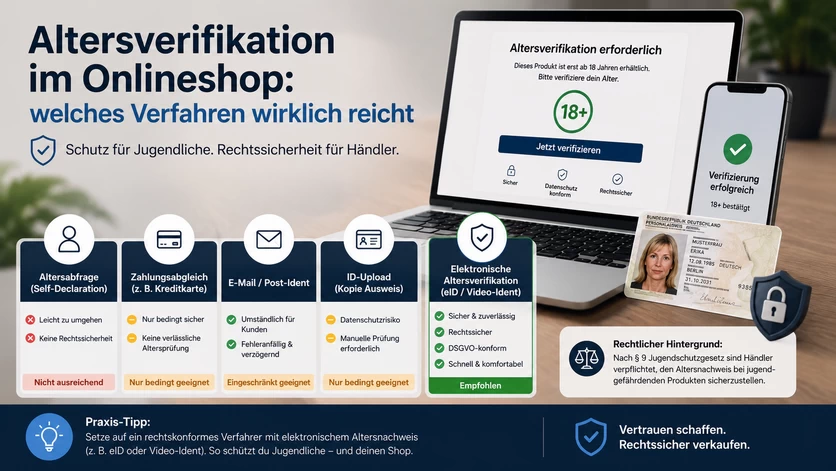 Altersverifikation im Online-Shop